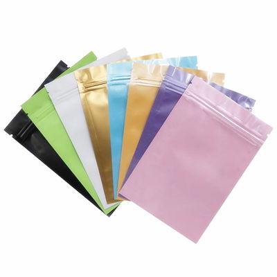Мешок печати цвета 12*18cm плоский Resealable кладет упаковку в мешки сумки замка застежка-молнии алюминиевой фольги