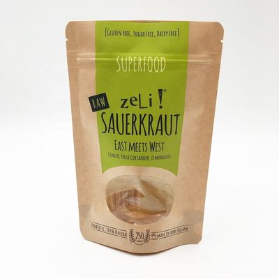 бумаги Eco дружелюбный Kraft кладет сумки в мешки кофе 12OZ плоские нижние Kraft с клапаном