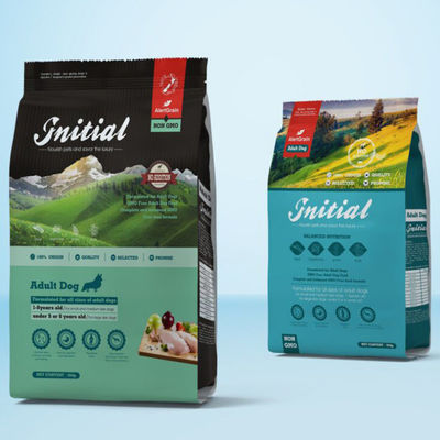 Упаковка корма для домашних животных Eco дружелюбная VMPET Resealable кладет плоское дно в мешки для обслуживания собаки