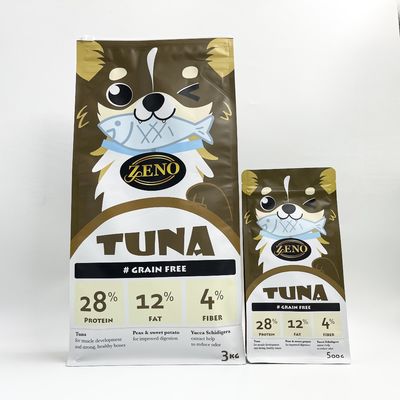 Упаковка еды питаний птиц кота собаки алюминиевой фольги гибкая кладет 3KG в мешки для любимца