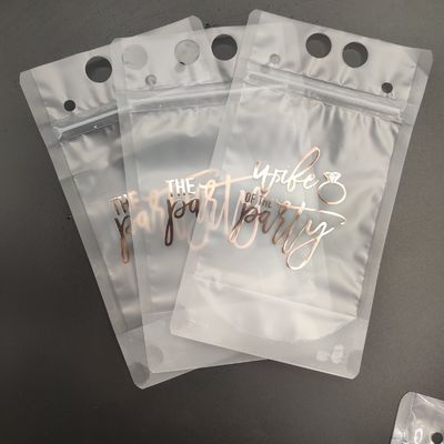 Партия резвится мешок напитка Use16OZ жидкостный упаковывая с ручкой соломы