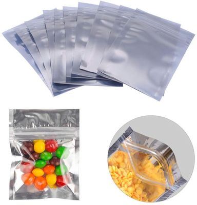 Металлизированный фронт resealable мешка сумки пластиковой упаковки фольги ясный влагостойкий