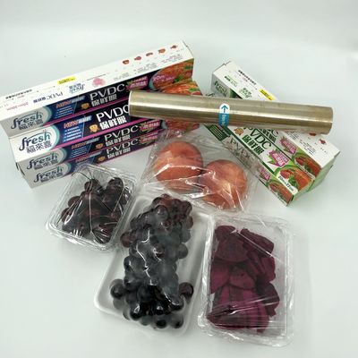 Упаковка PVDC прозрачная льнет фильм для Refrigerating плода овоща