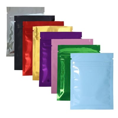 Мешок печати цвета 12*18cm плоский Resealable кладет упаковку в мешки сумки замка застежка-молнии алюминиевой фольги