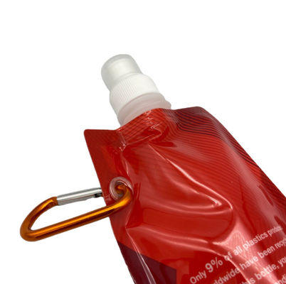 Таможня мешка 300ML на открытом воздухе спорт складная пластиковая жидкостная упаковывая напечатала