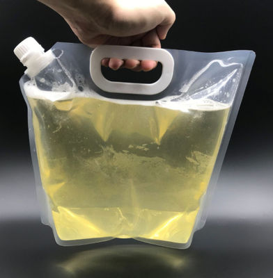 жидкости пива 3L 5L 6L сумки мешка прозрачной упаковывая с ручкой Spout