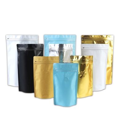 сторона сумок кофе стойки алюминиевой фольги емкости 250g Resealable вверх Gusseted с клапаном