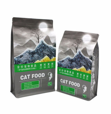 квадрацикл пакета мешка корма для домашних животных кота емкости 5kg 10kg 15kg пластиковый загерметизировал