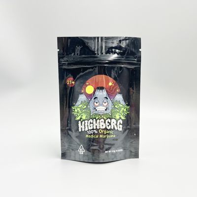 Изготовленное на заказ печатая CBD отпочковывается мешок 160mic 320mic стойки алюминиевой фольги вверх
