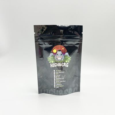 Изготовленное на заказ печатая CBD отпочковывается мешок 160mic 320mic стойки алюминиевой фольги вверх